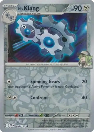 Journey Together N's Klang #104/159 reverse holo